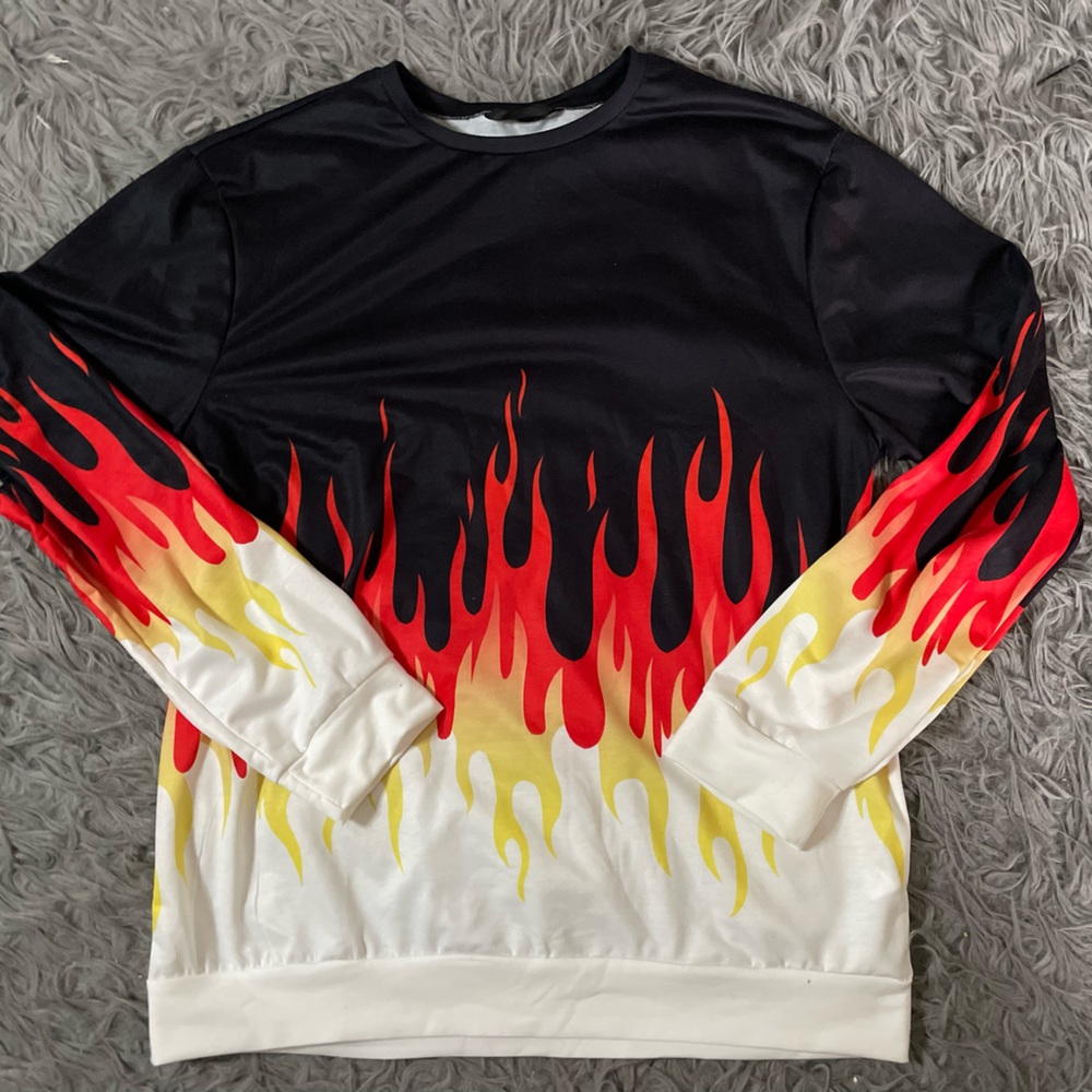 Flame Crewneck Sweater